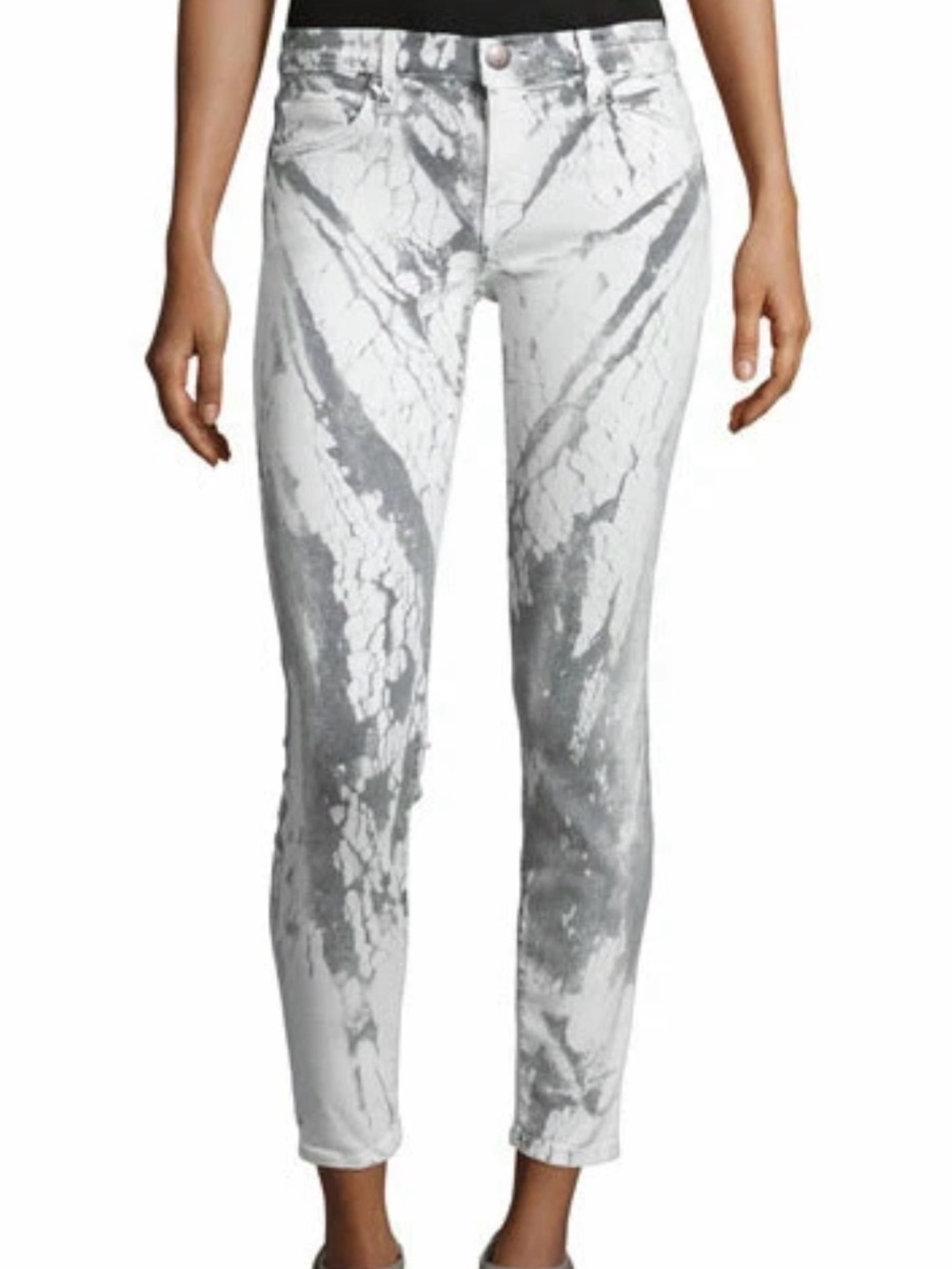 Current/Elliott The Stiletto Cracked Earth Skinny Jeans Women’s 29